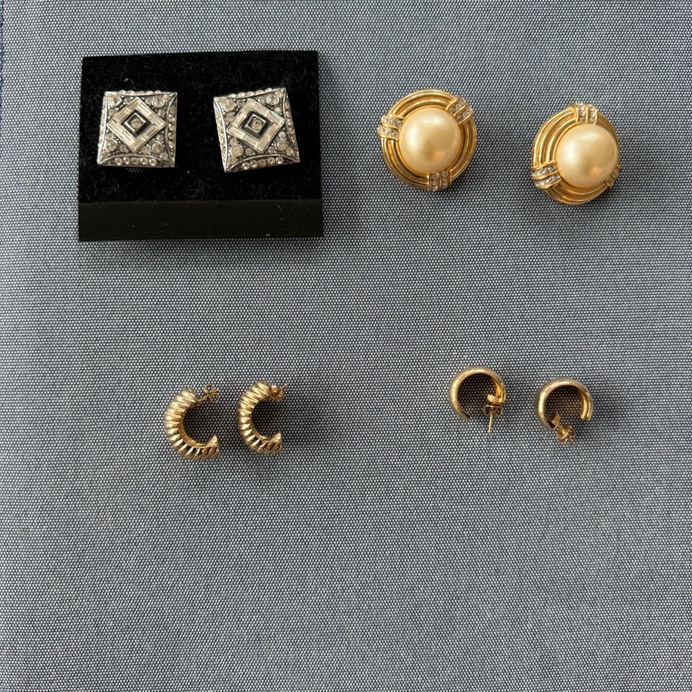 Costume Jewelry Clip-On/Post Earrings